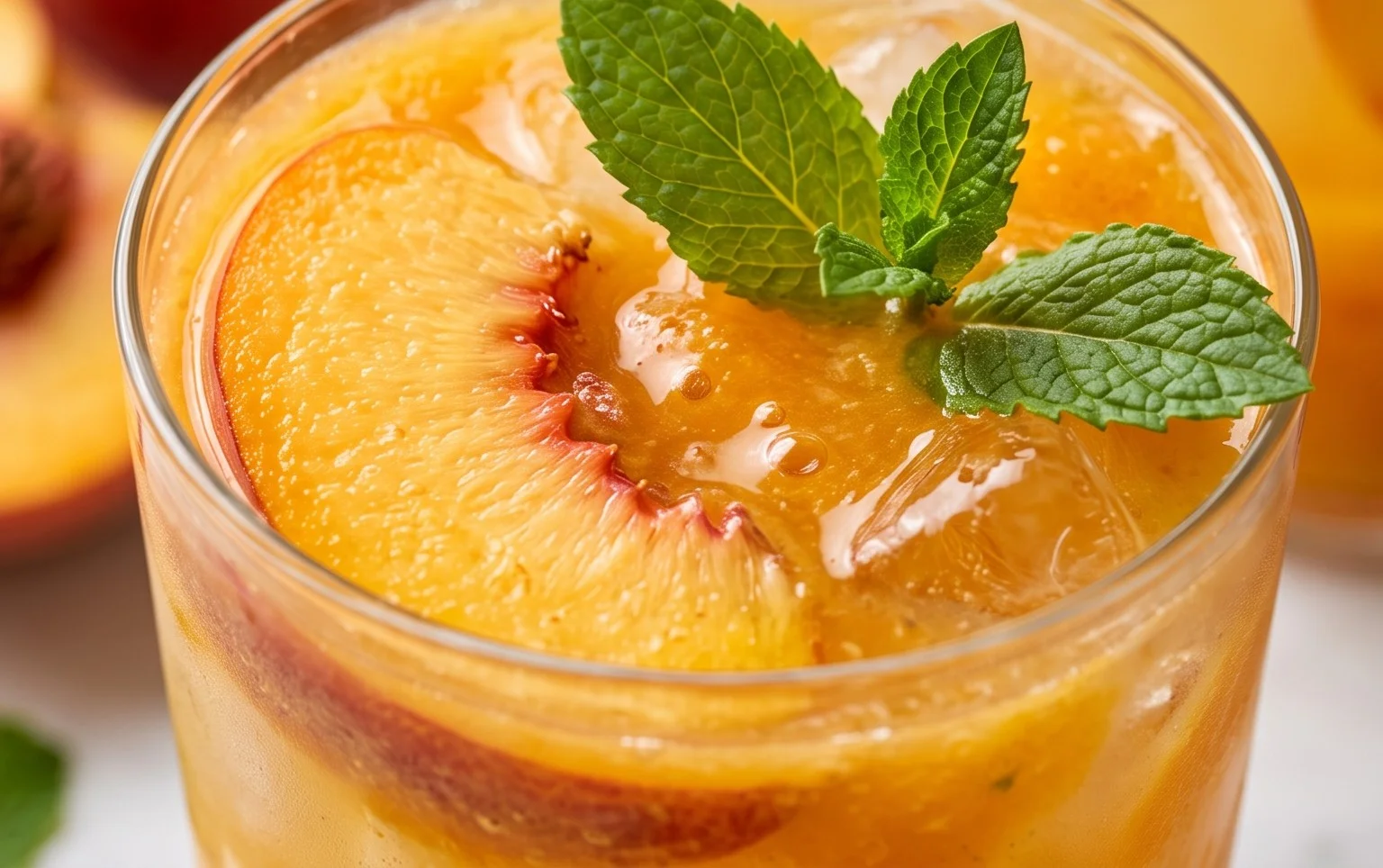Refreshing Peach Lemonade