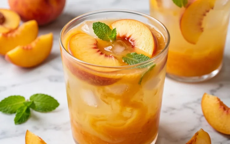Refreshing Peach Lemonade