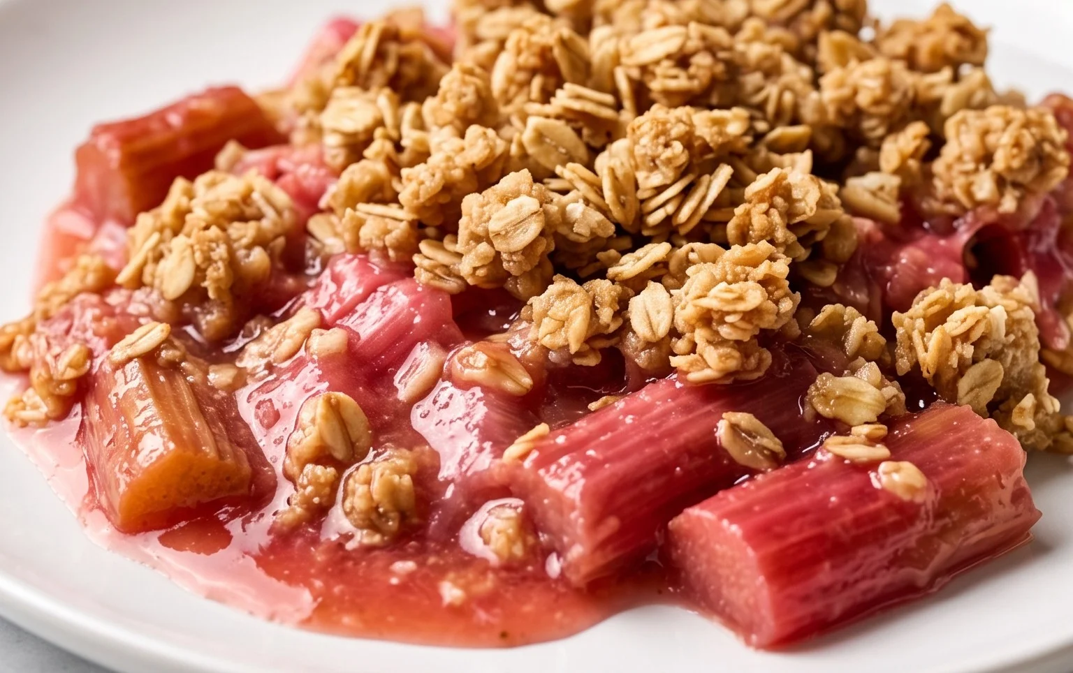Easy Rhubarb Crisp
