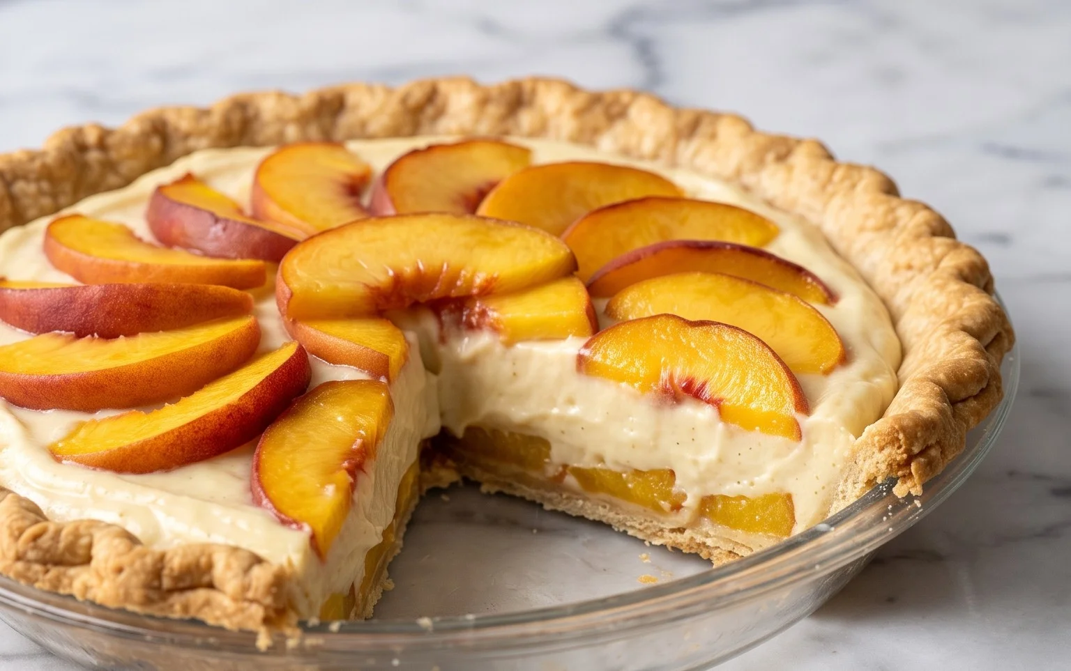 Peaches and Cream Pie