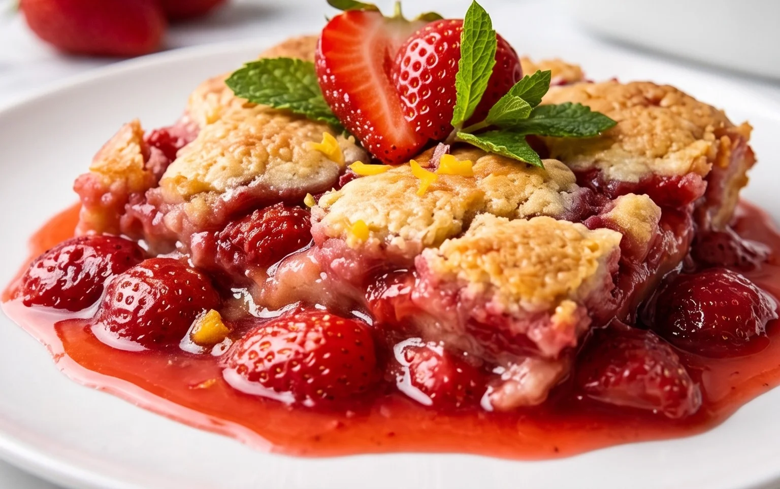 Strawberry Cobbler