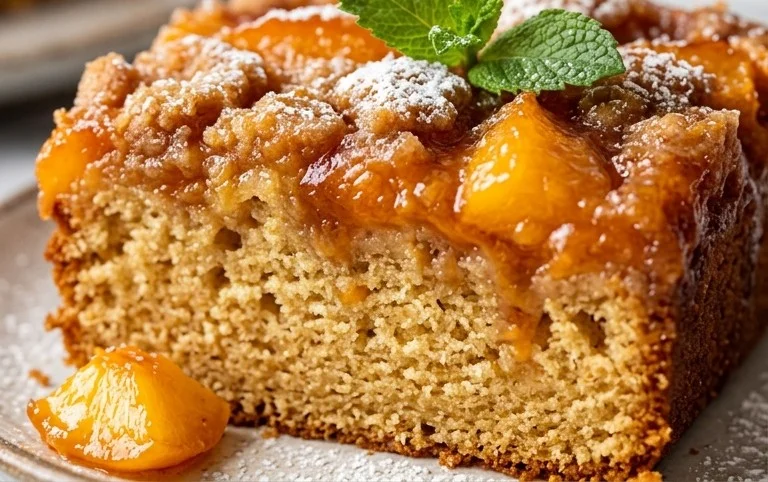 Peach Cobbler Pound Cake