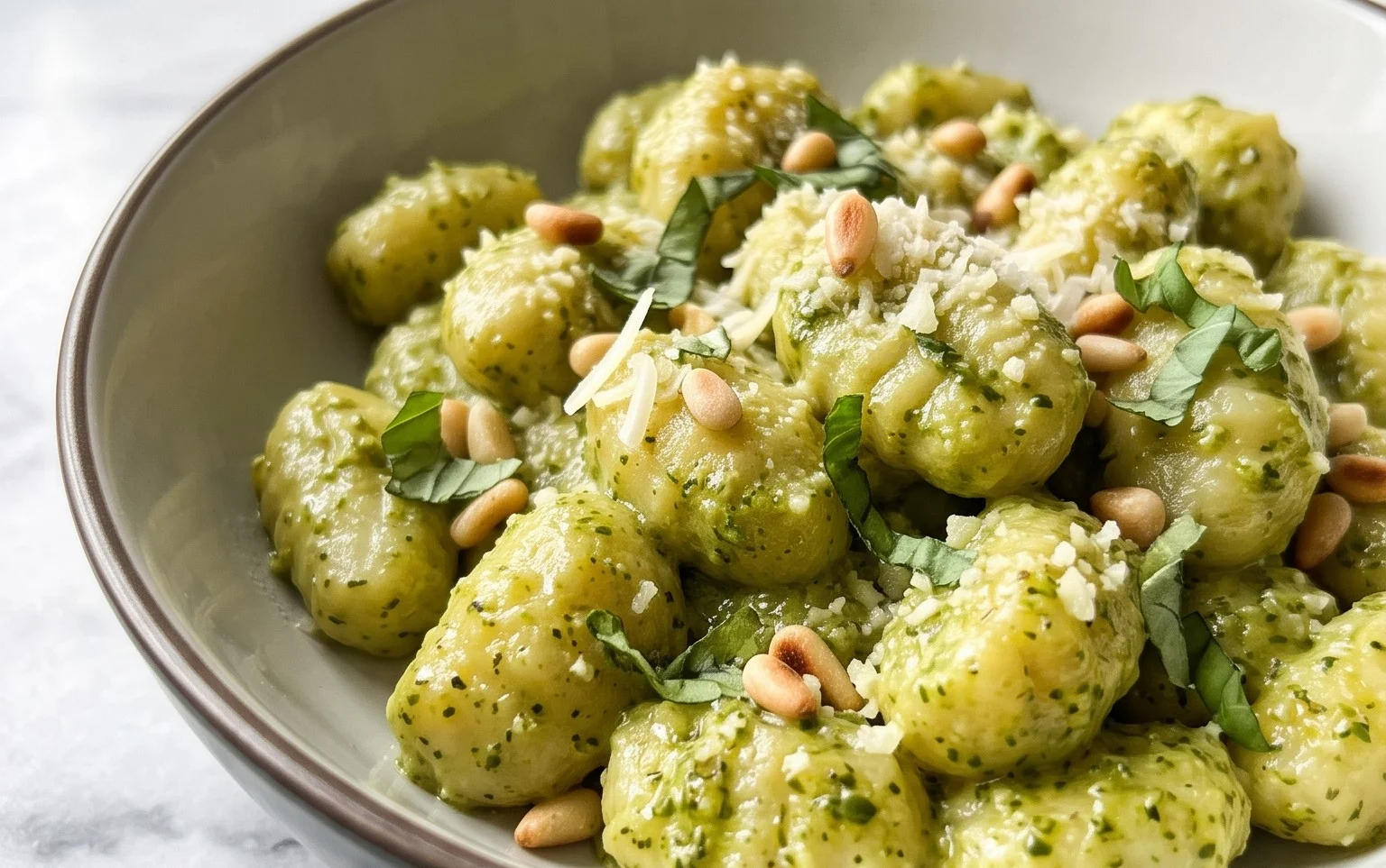Creamy Pesto Gnocchi