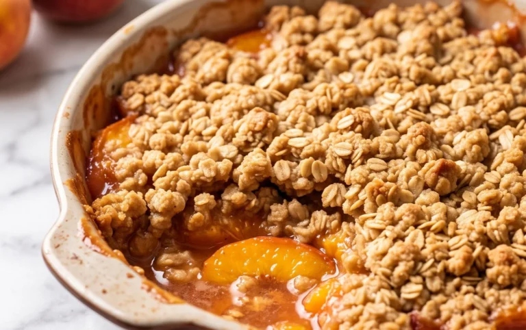 Fresh Peach Crisp Recipe