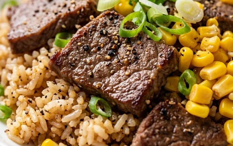 Beef Pepper Rice Bowl is a delicious meal option.