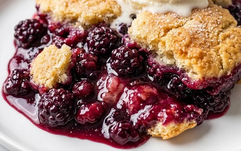 The Pioneer Women's Blackberry Cobbler