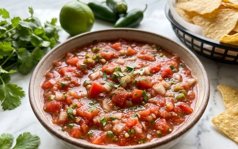 Blender Salsa (Restaurant Style Salsa)
