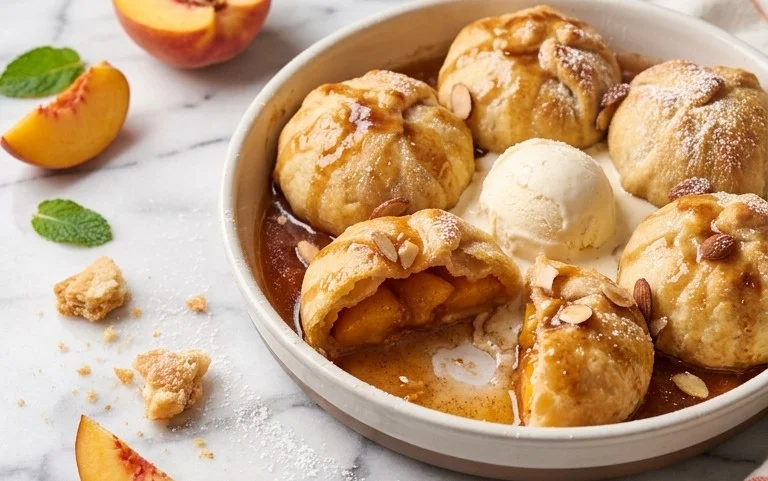 Peach Dumplings