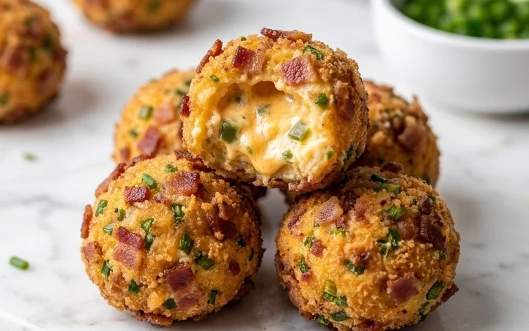 Beef Bacon Jalapeño Popper Cheese Balls