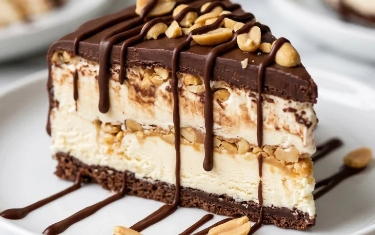 Buster Bar Ice Cream Cake
