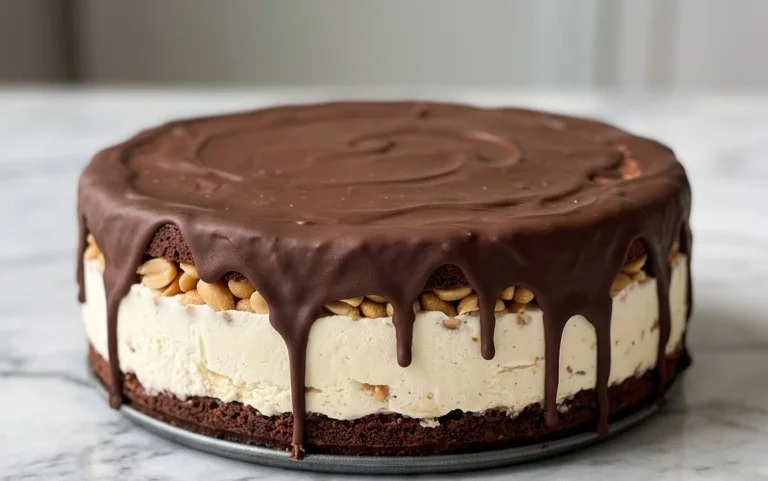 Buster Bar Ice Cream Cake