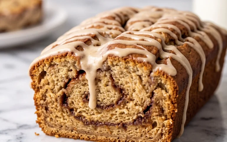 Cinnamon Roll Banana Bread