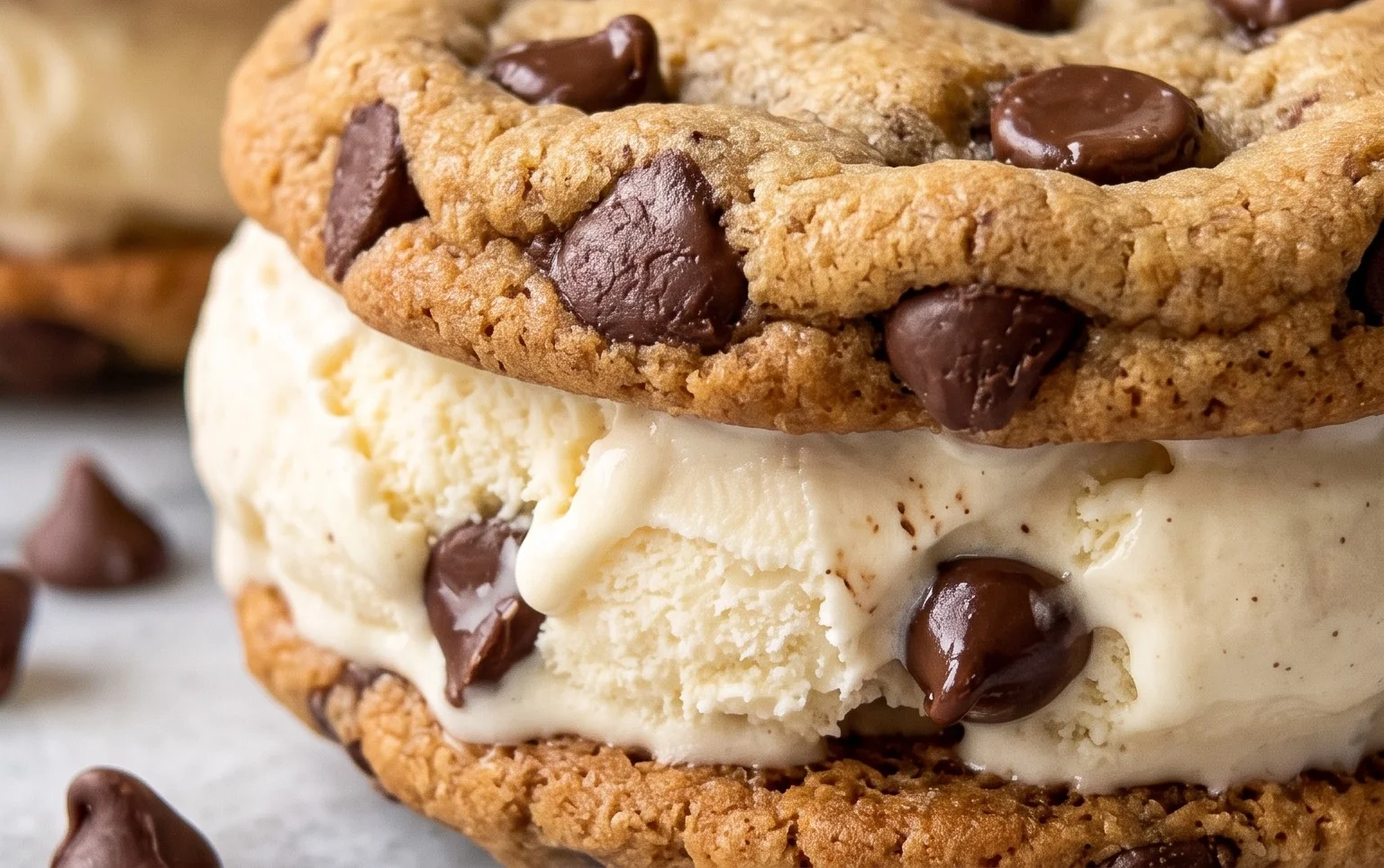 Cookie Ice Cream Sandwiches (Like a Chipwich!)