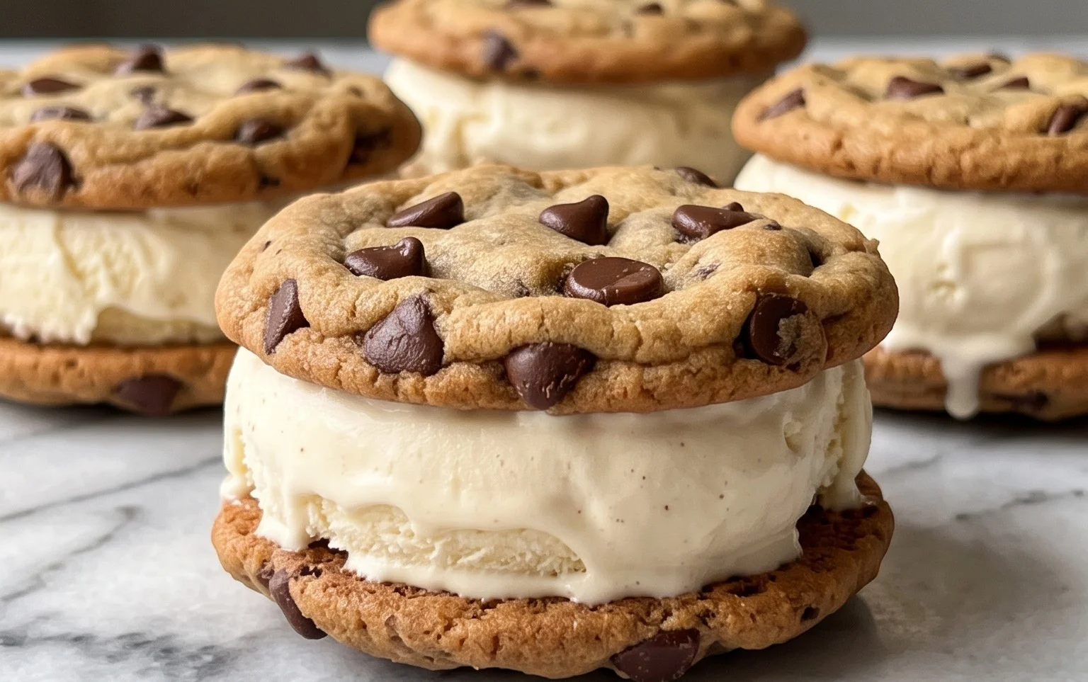 Cookie Ice Cream Sandwiches (Like a Chipwich!)