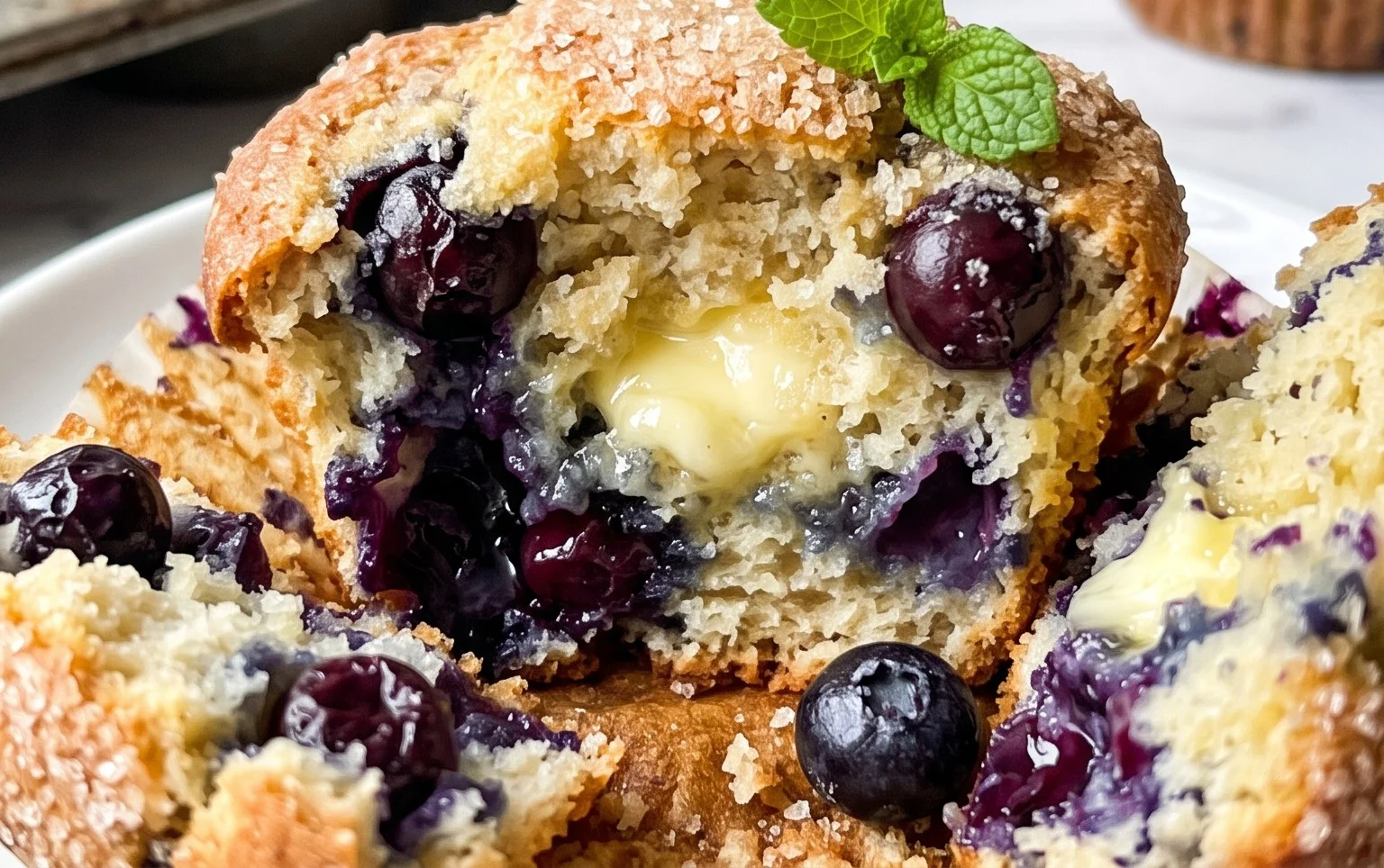 Homemade Blueberry Muffins