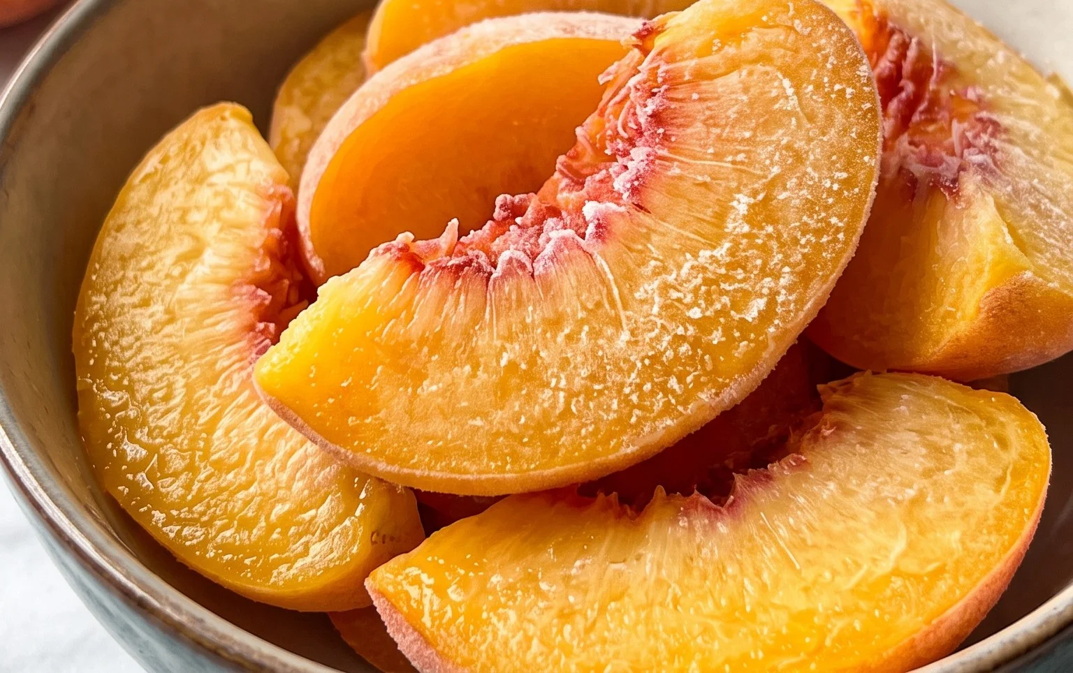 Freezing Peaches, How to Easily Freeze Peaches
