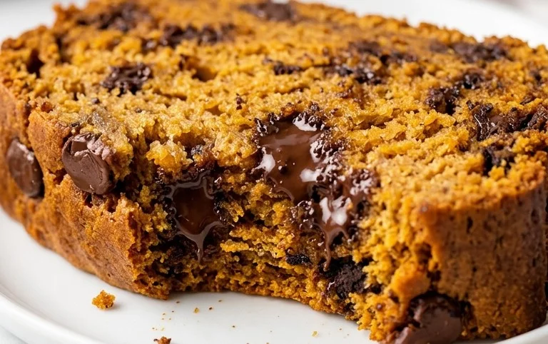 Pumpkin Chip Banana Bread