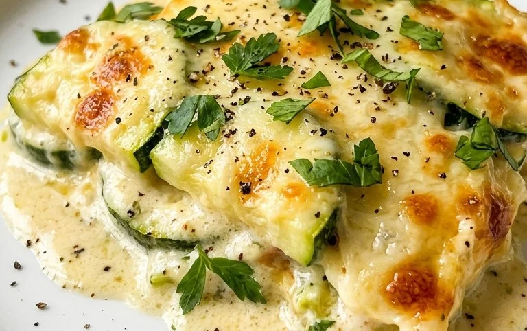 Creamy Parmesan Zucchini