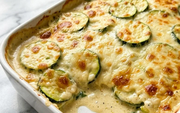Creamy Parmesan Zucchini
